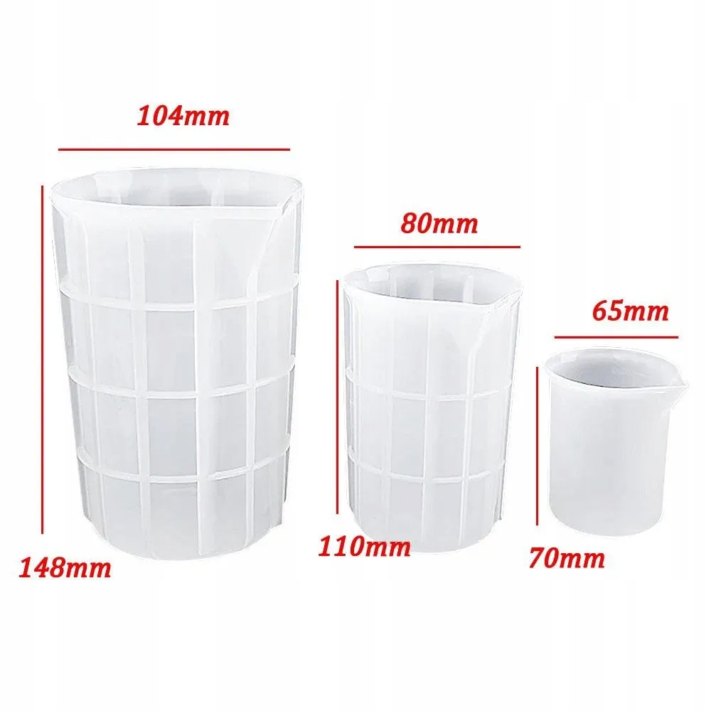 silikonowy kubek do precyzyjnego dawkowania