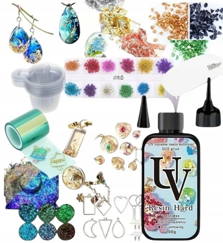 zestaw do biżuterii żywica UV — zdjęcie produktu